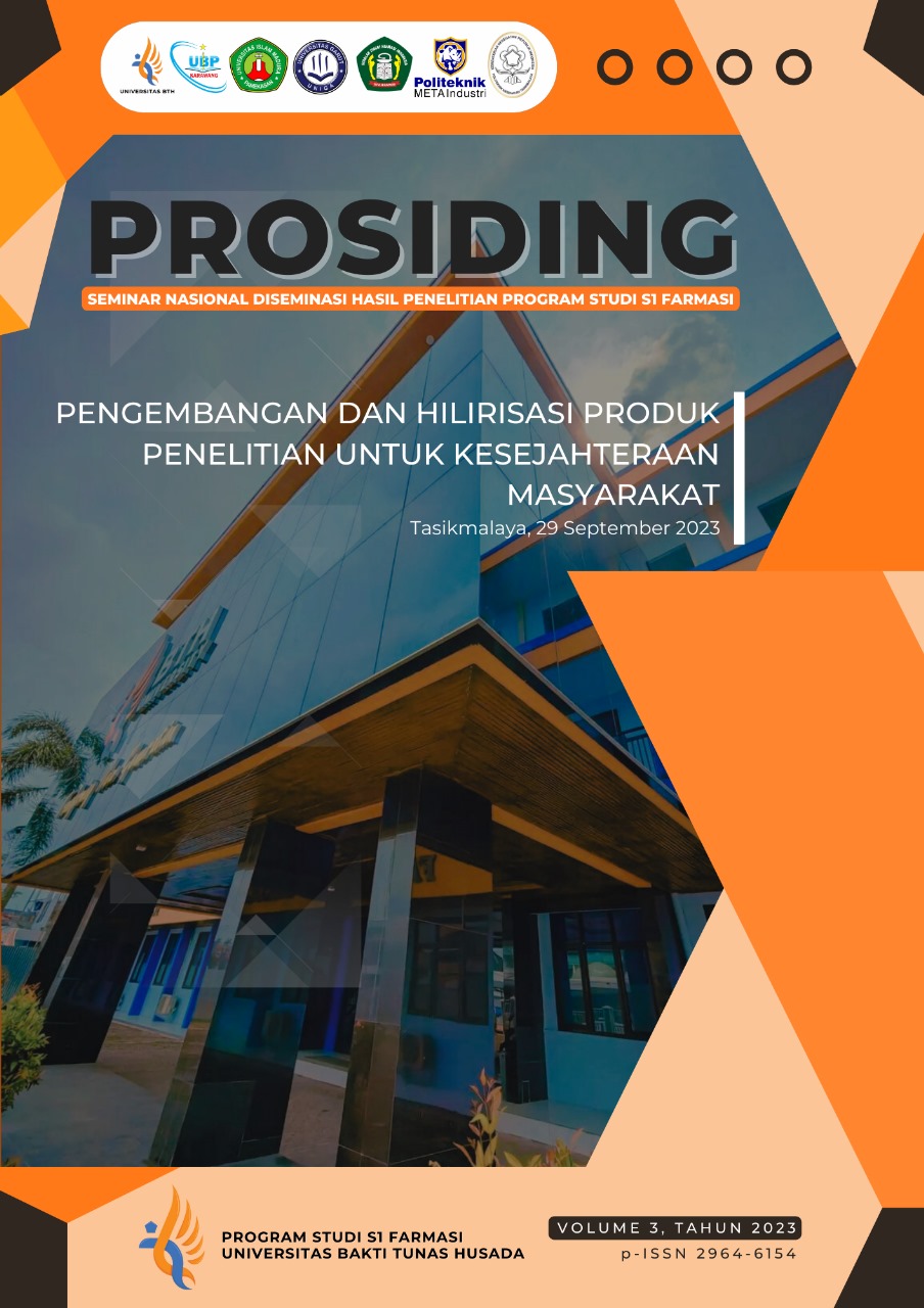 					View Vol. 3 No. 1 (2023): Prosiding Seminar Nasional Diseminasi Penelitian Volume 3
				